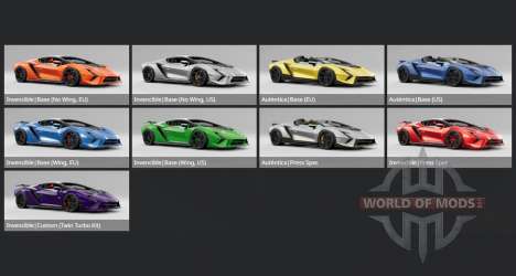 Lamborghini Invencible 2023 для BeamNG Drive