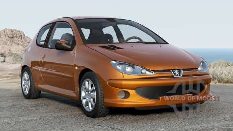 Peugeot 206 GTi HDi 2004 для BeamNG Drive