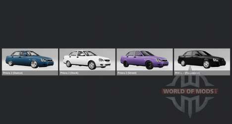 Лада Приора Седан (2170) 2014 для BeamNG Drive