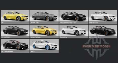 BMW M4 Coupe Competition (F82) 2016 для BeamNG Drive