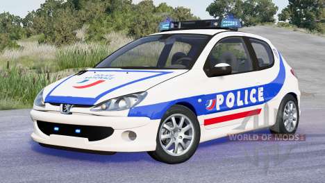 Peugeot 206 GTi HDi 2004 для BeamNG Drive