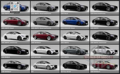 Mercedes-AMG S 63 E Performance (V223) 2023 для BeamNG Drive