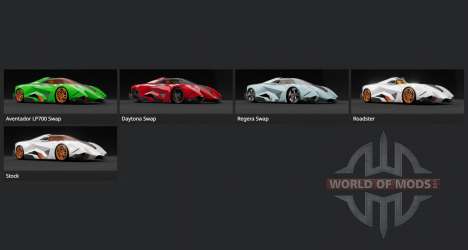 Lamborghini Egoista 2013 для BeamNG Drive