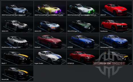 Ford Mustang GT Performance Package 2025 для BeamNG Drive