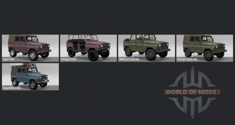 УАЗ-469 1962 для BeamNG Drive