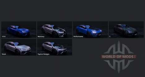 Lamborghini Urus S 2022 для BeamNG Drive