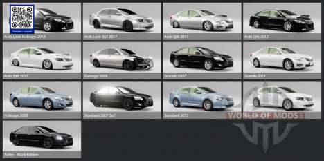 Toyota Aurion (XV50) 2015 для BeamNG Drive