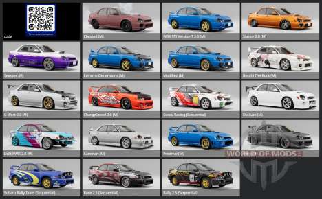 Subaru Impreza WRX STi Prodrive Style (GDB) 2001 для BeamNG Drive