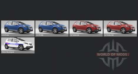 Peugeot 2008 (A94) 2015 для BeamNG Drive