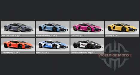 Lamborghini Revuelto (LB744) 2025 для BeamNG Drive