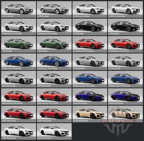 Audi A7 Sportback 55 TFSI quattro (4K8) 2018 для BeamNG Drive