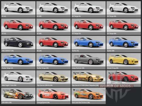 Toyota Supra TRD 3000GT (JZA80) 1994 для BeamNG Drive