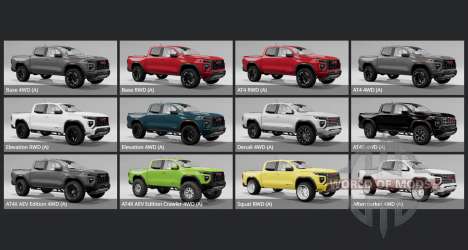 GMC Canyon AT4X Crew Cab 2025 для BeamNG Drive