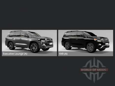 Toyota Land Cruiser Executive Lounge (200) 2021 для BeamNG Drive