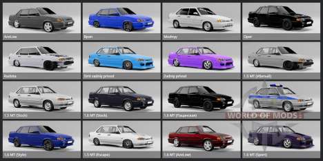 Лада Самара (2115) 2000 для BeamNG Drive
