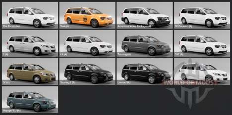Chrysler Town & Country (RT) 2012 для BeamNG Drive