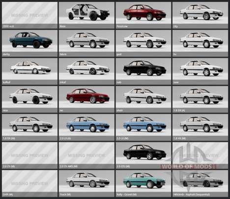 Peugeot Pars ELX 2004 для BeamNG Drive