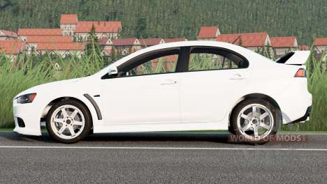 Mitsubishi Lancer Evolution X Final (CZ4A) 2015 для BeamNG Drive