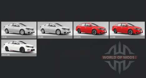 Nissan Sentra Nismo (B17) 2019 для BeamNG Drive