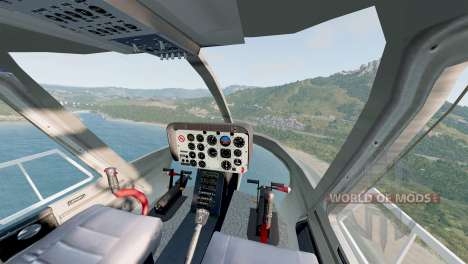 Bell 407 Helicopter для BeamNG Drive