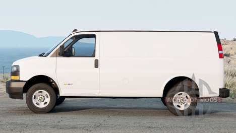 Chevrolet Express 3500 Extended Cargo Van 2022 для BeamNG Drive