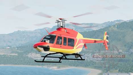 Bell 407 Helicopter для BeamNG Drive
