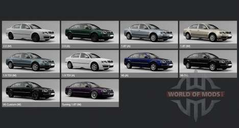 Skoda Superb (3U) 2008 для BeamNG Drive