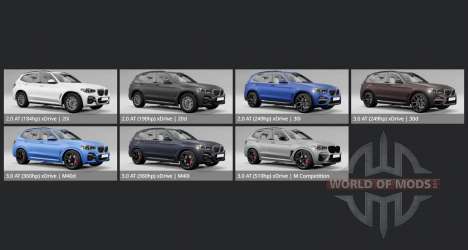 BMW X3 M40i (G01) 2020 для BeamNG Drive