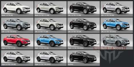 Volkswagen T-Roc 2024 для BeamNG Drive