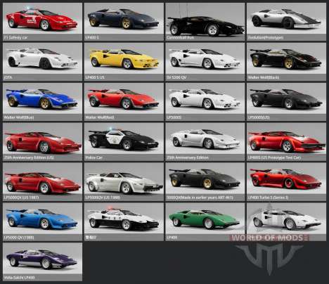 Lamborghini Countach LP400 (1120006) 1974 для BeamNG Drive