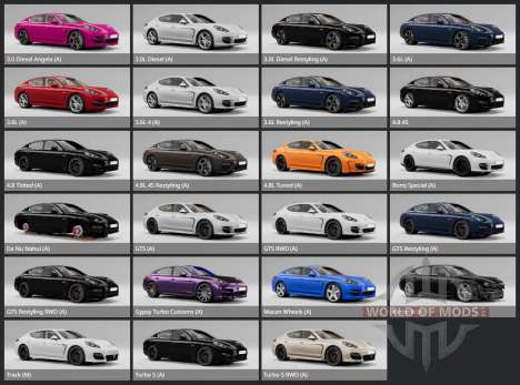 Porsche Panamera Turbo S (970) 2011 для BeamNG Drive