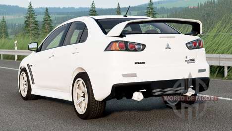 Mitsubishi Lancer Evolution X Final (CZ4A) 2015 для BeamNG Drive