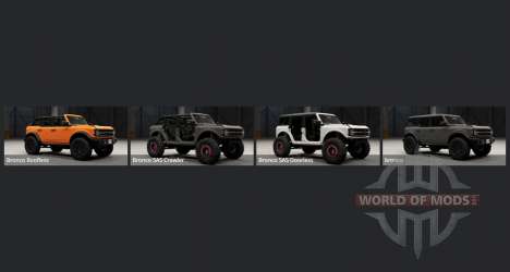 Ford Bronco 4-Door Wildtrak 2021 для BeamNG Drive
