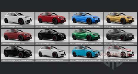 Alfa Romeo Stelvio Quadrifoglio ARR (949) 2019 для BeamNG Drive