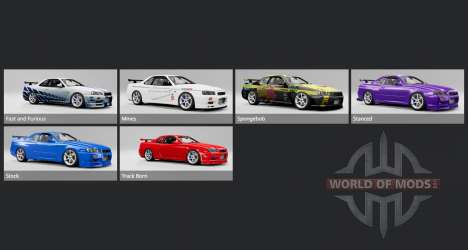 Mineᴵs GT-R N1 (R34) 2002 для BeamNG Drive