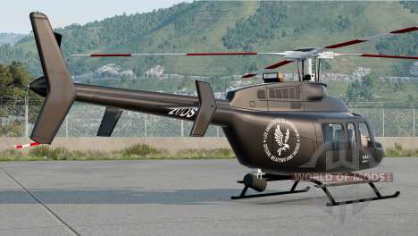 Bell 407 Helicopter для BeamNG Drive