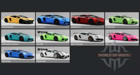 Lamborghini Aventador S 2021 для BeamNG Drive