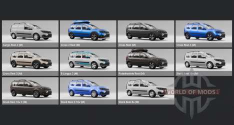 Лада Ларгус Кросс (R90) 2021 для BeamNG Drive