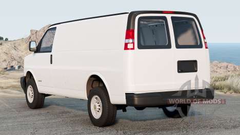 Chevrolet Express 3500 Extended Cargo Van 2022 для BeamNG Drive