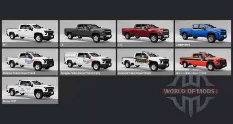 Chevrolet Silverado 2500 HD LTZ Crew Cab 2023 для BeamNG Drive