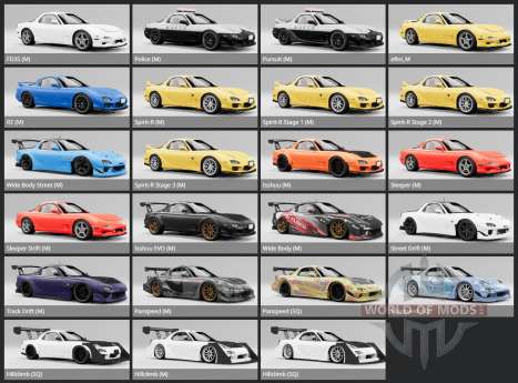 Mazda RX-7 Spirit R (FD3S) 2003 для BeamNG Drive