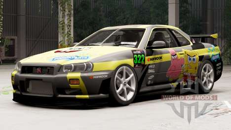 Mineᴵs GT-R N1 (R34) 2002 для BeamNG Drive