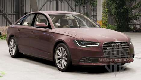 Audi A6 3.0 TDI Sedan (Typ 4G) 2011 для BeamNG Drive