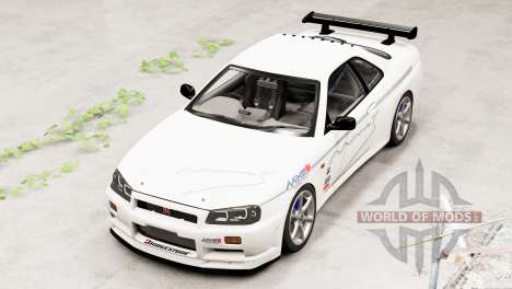 Mineᴵs GT-R N1 (R34) 2002 для BeamNG Drive