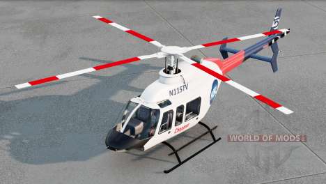 Bell 407 Helicopter для BeamNG Drive