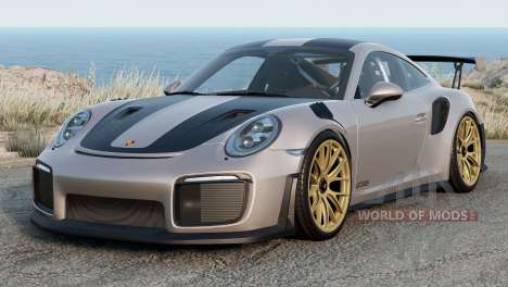 Porsche 911 GT2 RS Weissach Package (991) 2018 для BeamNG Drive