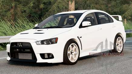 Mitsubishi Lancer Evolution X Final Edition (CZ4A) 2015 для BeamNG Drive